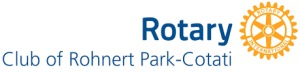 Logo of the Rotary Club of Robert Park - Cotati, a non-profit organization based in Sonoma County.
