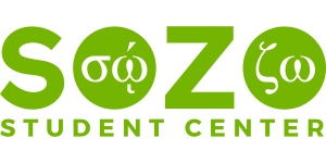 Logo for Sozo student center, a Sonoma County Non-Profit Organization.