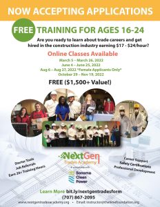 Flyer for a free training for ages 1-4 hosted by The LIME Foundation of Santa Rosa, a Sonoma County non-profit organization.