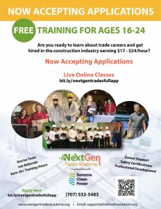 Flyer for free training for ages 2-4 by The LIME Foundation of Santa Rosa, a Sonoma County non-profit organization.